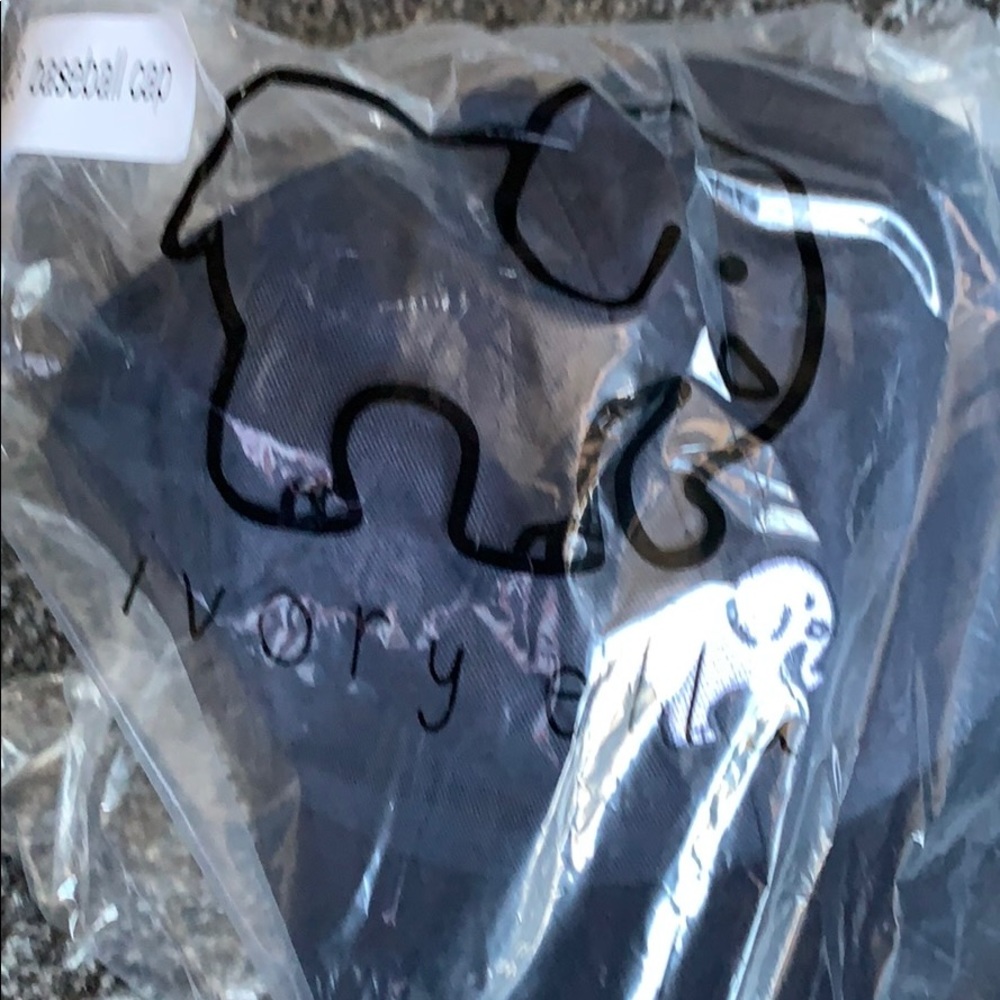 Ivory Ella Blue & White Embroidered Baseball Cap - Picture 8 of 8